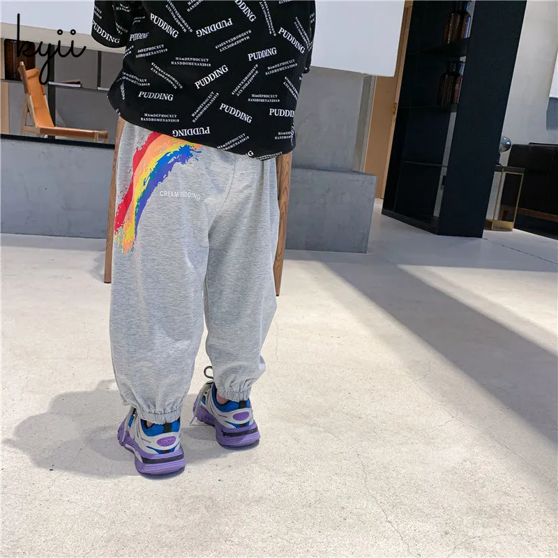 KYII Boys summer pants Cotton children casual Pant kyb009
